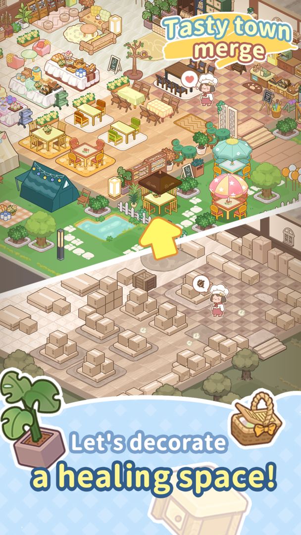 �˲���С����Ϸ�����ֻ��氲װTastyTownMerge���°��������̳̽���ͼ