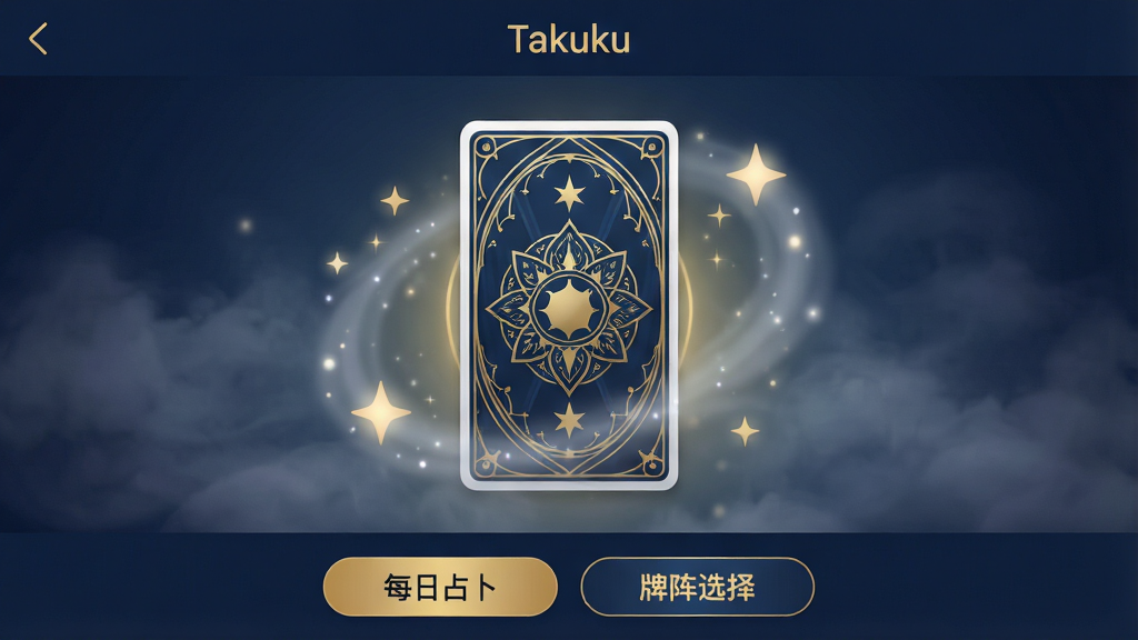 һ��չʾTakukuӦ��������ĸ����ͼ������������һ�ž����������Ʊ�ͼ������Χ��������͵��ǹ������������沼�ּ���ִ�����������ɫ���ɫΪ��ɫ�����Ϸ���ʾӦ�����ơ�Takuku�����·��С�ÿ��ռ������������ѡ�񡱵Ȱ�ť�����������ض��߼��������������ɾ��޶���Ԫ�ء�