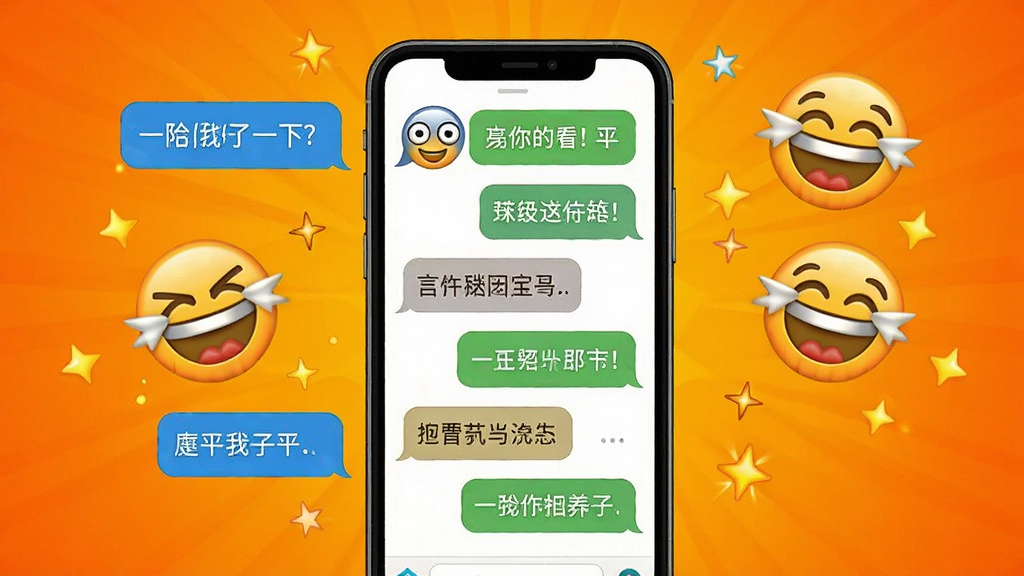 һ����Ĭ�����������ͼ���������ֻ���Ļ����ʾ������ݶԻ�������Ϊ��СЦ�����ֻ��Ա��б�Ц��emoji�����������Ч������Ϊ����ɫ���䣬����Ϊ�ֻ����У�����Ϊ�Գ�ʽ���Ű���ã�ϸ��ͻ������Ŀ��ŸУ����������ɾ����޶���Ԫ��