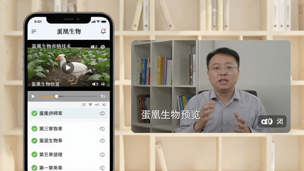 ����������Ƶ�γ̲���ҳ�棬�������Ϊ��������APP���棬�Ҳ�Ϊר�ҽ�����ֳ������ʵ����Ƶ����ͼ�������в��Ž��������½��б�������Ϊǳɫ��ܣ���ͼ���⣬�Ű�������ϸ����ʾ��Ƶ�����뽲ʦ���������ʸɾ����޶���Ԫ�أ���ע���������Ԥ��ͼ