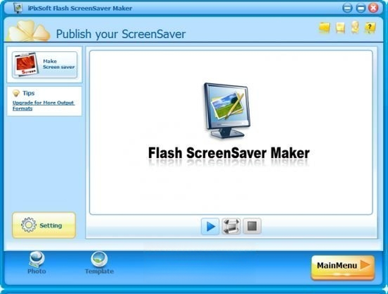 Flash ScreenSaver Maker1.0 屏幕保护制作工具 Flash ScreenSaver Maker1.0 屏幕保护制作工具