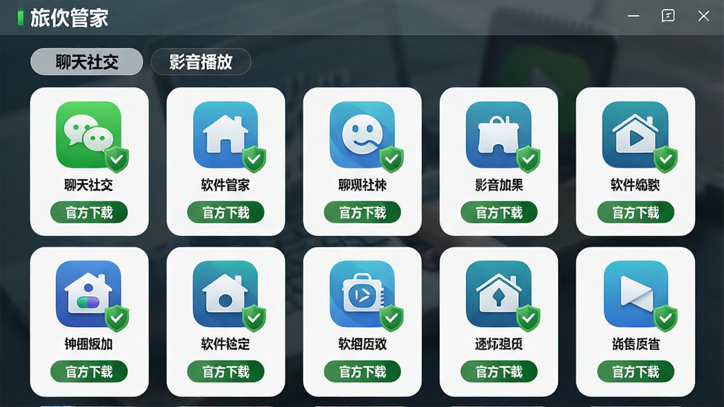 ���壺���������������ܼҡ�ҳ��չʾ�������ͼ�꣬���֣��������У�ÿ��ͼ���·��С��ٷ����ء���ť���Ű棺�����ǩ�硰�����罻����Ӱ�����š��ö��������ˬ��࣬ϸ�ڣ�����������ɫ��ȫ���Ʊ�ʶ�����ʣ����ʸУ��޶���Ԫ�ء�