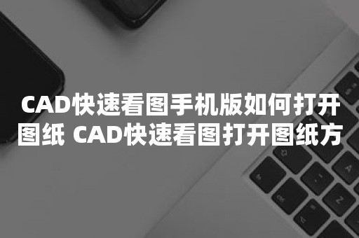 CAD极速看图 手机打开图纸 实测体验