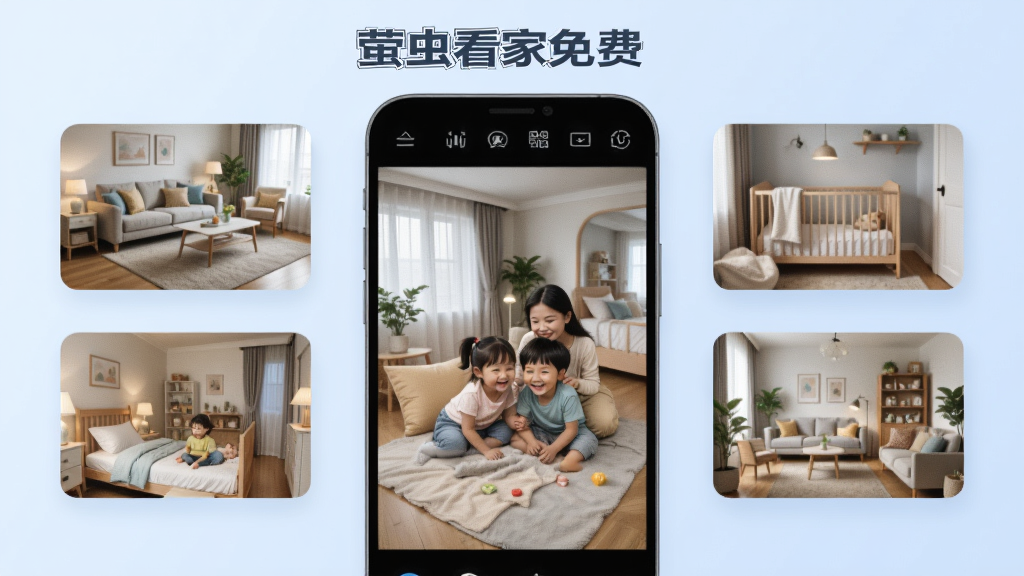 ө�濴������ֻ����Ӧ�����Ӿ�ͼ������������һ�������ֻ�����Ļ��ʾ�����ͥ��ػ��棬��Χ���ƿ�����Ӥ���������̵Ȳ�ͬ��������ͼ������Ϊ��͵�ǳ��ɫ���䣬�����Ű��࣬ͻ����ө�濴����ѡ��������ִ���ƽ����Ʒ�񣬻���ϸ��ɾ����޶���Ԫ��