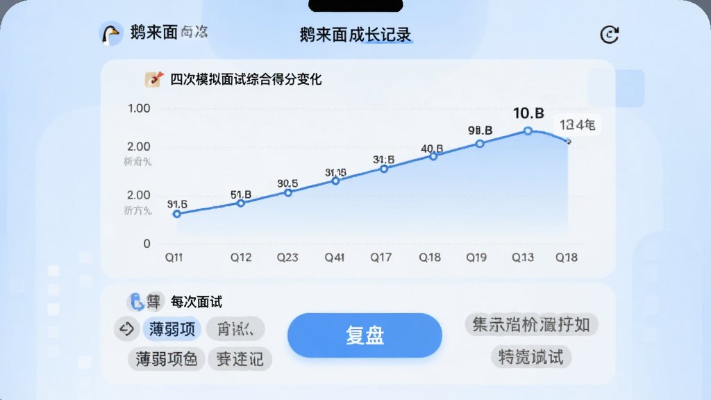 ������ɳ���¼ҳ�棬����ͼչʾ�Ĵ�ģ�������ۺϵ÷ֱ仯���·��г�ÿ�����Եı������ǩ���ֻ�����������ʾ�����̡���ť�����屳��ǳ����ͼ���������������ʸɾ�