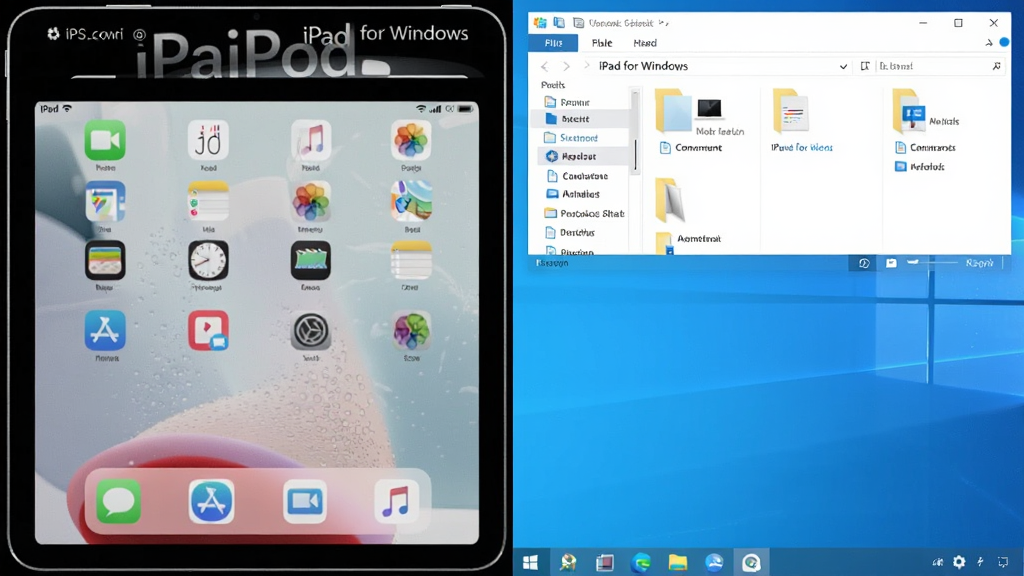 һ�ŷ���Ч����ͼ������Ƿ� iPad ���洰�ڣ��Ҳ��� Windows �ļ��д��ڣ��������ڲ�����ʾ��iPad ��������ʾ���Բ��Ӧ��ͼ�꣬���������࣬�����������޶���Ԫ�أ�ͼƬ��������ʾ��iPad for Windows��