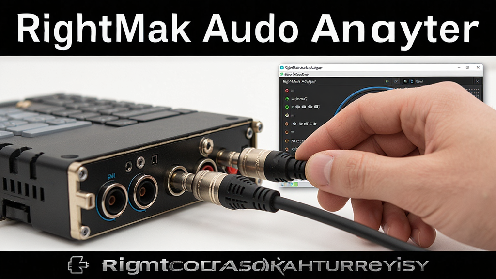 һ��չʾRightMark Audio Analyzerʹ�ý̵̳�ͼƬ��������һ˫���������ӵ������������������Ƶ�ߣ�����Ϊ������д���Ű�ͻ���������������Ϊдʵ��ѧ���ϸ�ڰ�����Ƶ�߽�ͷ�������ӿڡ�������Ļ�ϵġ�RightMark Audio Analyzer�����棬���ʸ��壬�ɾ����޶���Ԫ��