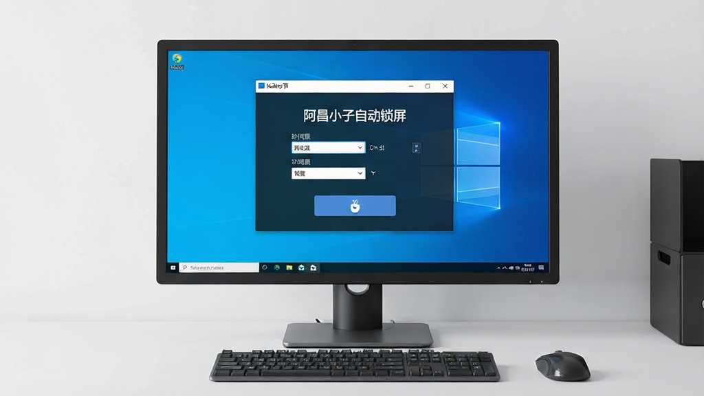 һ�ż��ĵ������泡��ͼ������������һ̨�������е�Windows������ʾ������Ļ����ʾһ������