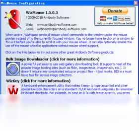 WizMouse �������ý��� ������ʾ