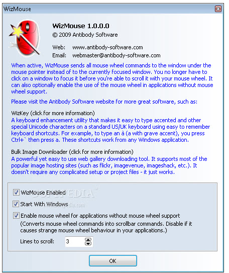 �����ǿ����WizMouse{package_version_name} ���ں�̨����