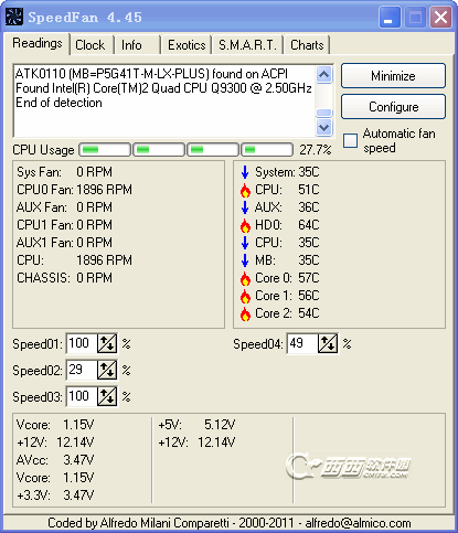 SpeedFan{package_version_name} 硬件监控调速工具 SpeedFan{package_version_name} 硬件监控调速工具
