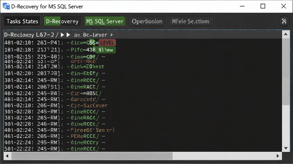 һ��չʾ D-Recovery for MS SQL Server ������־�����ͼƬ������Ϊ��־��Ϣ��壬����Ϊ���½ṹ���Ϸ�������״̬�����·��ǹ�����־�ı������Ű湤�������Ϊ�ն������з��ϸ�ڰ���ʱ�������־�����ǩ�͹������������������ɾ����޶���Ԫ��