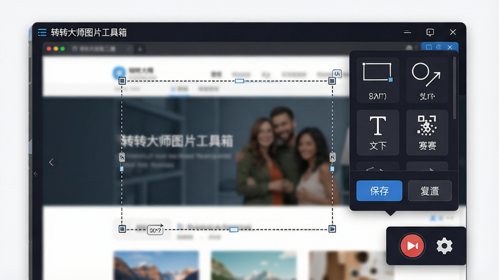 一张软件功能展示图,画面展示