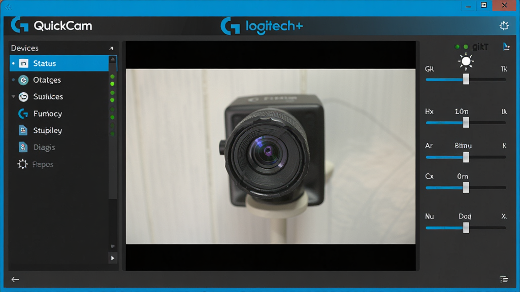 �޼�QuickCam���������棬������ʾ����ͷʵʱԤ�����棬������豸�б���״ָ̬ʾ�ƣ��Ҳ������ȶԱȶȵȵ��ڻ��ˣ��������޼�Ʒ�Ʊ�ʶ�����岼��������������������רҵ�����ɫ����ɫ��ɫ������ɾ��޶���Ԫ�أ����廭��