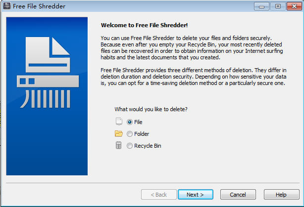 �ļ������File Shredder2.5 ����ɾ���ļ�