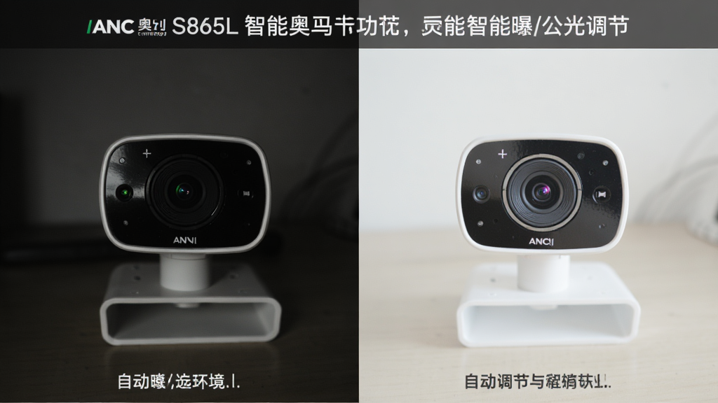 һ��չʾANC���� S865L����ͷ���������ع���ڹ��ܵ�ͼƬ������������ͷ�ڲ�ͬ���߻����µĻ���Աȣ����ֲ������ҷ����Ű棬���Ϊ���⻷�����棬�Ҳ�Ϊ�����������棬���Ϊдʵ��Ӱ�磬ϸ�ڰ����������ȱ仯��ɫ�ʱ��ͶȶԱȡ�����ͷ�Զ����ڱ�ʶ�������������ɾ����޶���Ԫ��