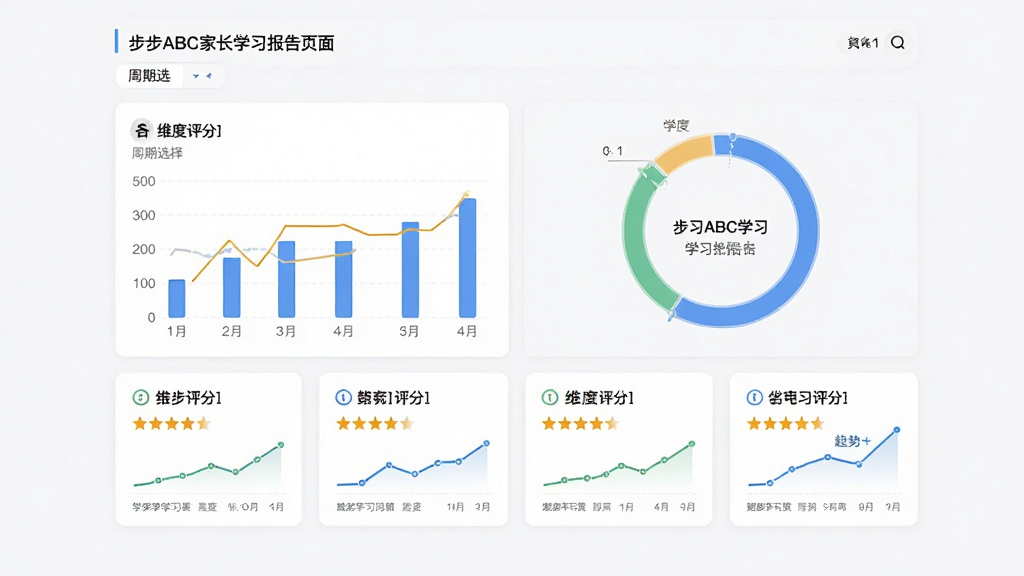 ����ABC�ҳ�ѧϰ����ҳ�棬����Ϊ����ͼ����ѧϰ���Ȼ���ͼ�������Ϸ�Ϊ����ѡ���·�Ϊ��ά�����ֿ�Ƭ���Ű�����ģ�黯�����Ϊ��Լ����ǳɫϵ��ϸ�ڰ����Ǽ��������������ߣ����������ɾ��޶���Ԫ��