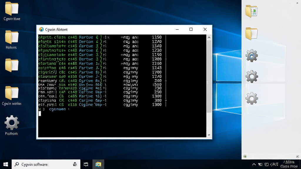 һ��չʾCygwin��������Ŀ���ͼƬ��������Windows�����ϴ򿪵��������ն˴��ڣ��ն�����ʾ��ɫ�Ͱ�ɫ��Unix���������ʾ����Ŀ¼�б��������Ա��������ļ��кͳ���ͼ�꣬����Ϊ�����������ṹ���Ű��������룬���Ϊ�ִ��Ƽ���дʵ�磬ϸ�ڰ����ն˴��ڵ���ӰЧ����ͼ��ĸ߹��ʸС�����Ϊ����ɫ���䣬����Ϊ4K���塢�ɾ����޶���Ԫ��