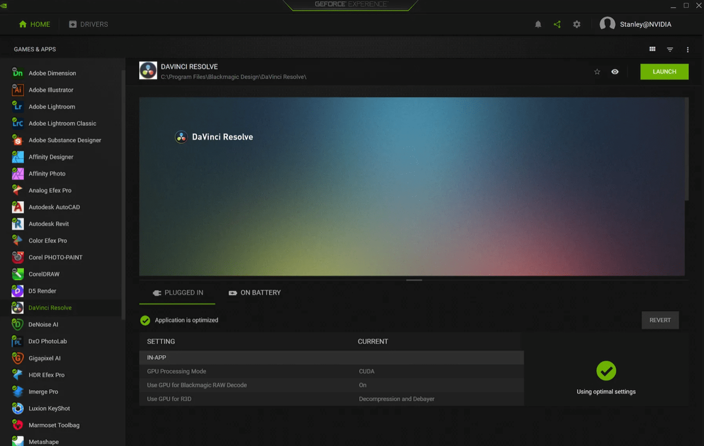 NVIDIA GeForce Experience ��Ϸ�Ż� ���ý��� ��ͼ