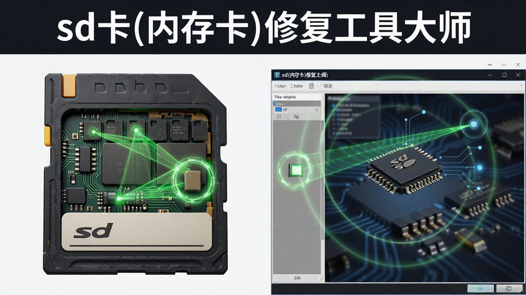 һ����sd��(�ڴ濨)�޸����ߴ�ʦΪ�����AI��ͼ������������һ�ŷŴ��SD������ͼ���ڲ���ʾ��ɫɨ��������ڼ��洢����������Ϊ���ҽṹ�����ΪSD��ʵ�壬�Ҳ�Ϊ��������Ԫ�أ��Ű����������ơ�sd��(�ڴ濨)�޸����ߴ�ʦ���԰�ɫ������ʾ�ڶ�����ɫ����ϣ����Ϊдʵ�Ƽ��磬ϸ�ڰ�����·���������ݽڵ㡢ɨ����Σ����ʸ��壬�ɾ��޶���Ԫ��