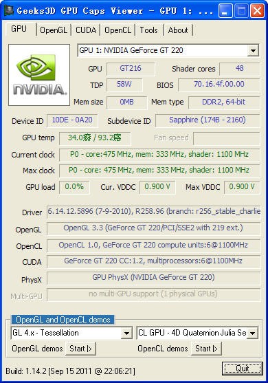 GPU Caps Viewer �Կ�������