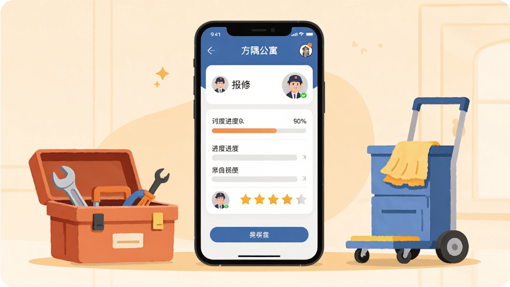 һ��չʾ�����繫Ԣ��APP���޹�������Ĳ廭�������������ֻ���Ļ��ʾ���ޱ������Ա���ά�޹����䡢�����Ƴ���Ԫ�أ�����Ϊ�ֻ��빤�����Һ�Ӧ�����Ϊ��ů����ı�ƽ�廭��ϸ�ڰ������������ܼ�ͷ����������ͼ�꣬���ʸ��壬�ɾ����޶���Ԫ��