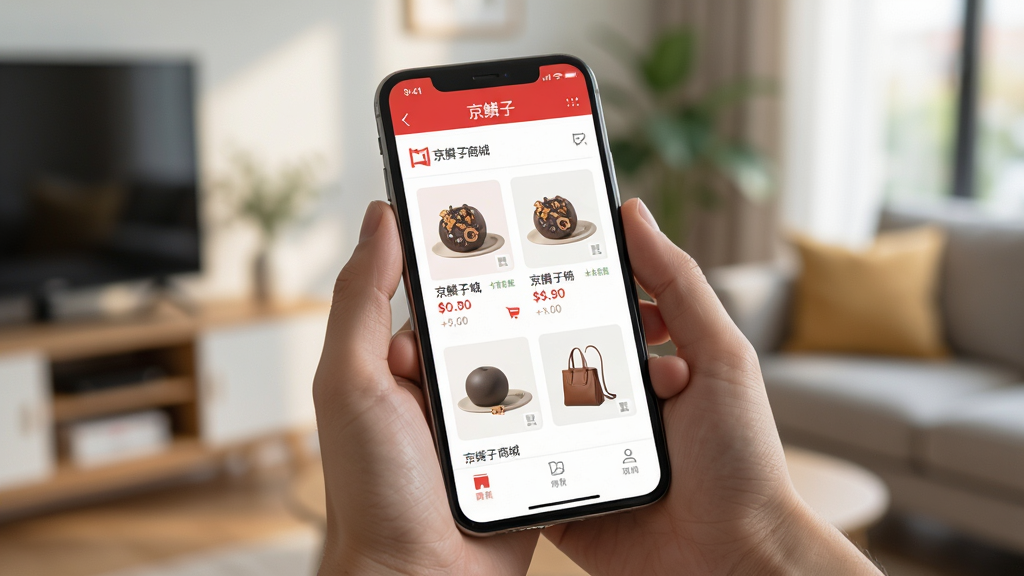 һ��չʾ�������̳�APP���ֻ�����������������ʾ��ͼ������Ϊ�ֳ��ֻ�����Ļ��ʾ�������̳ǹ��ﳵҳ�棬��Ʒ����ͼ��۸������ɼ�������Ϊģ�������ڻ��������дʵ��������ͣ�ϸ�ڷḻ�����ʸ��壬�ɾ��޶���Ԫ�أ�ͼƬ�д����֡��������̳ǡ�