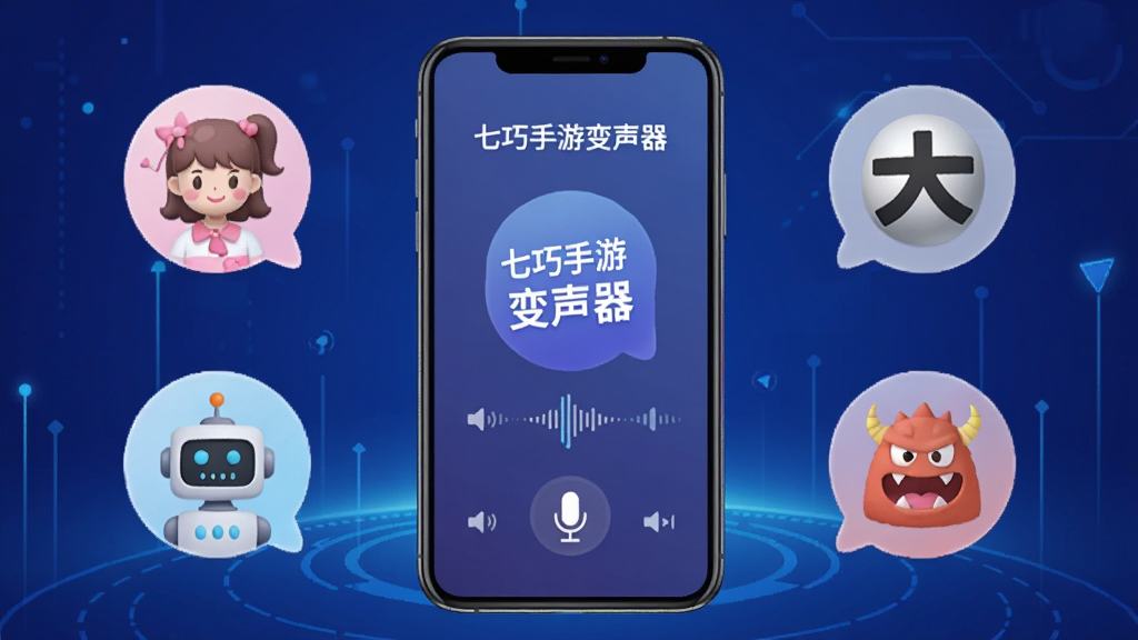 画面中央展示一部智能手机,屏幕显示