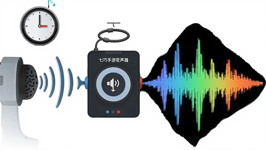 画面主体为声波从手机麦克风传入经过