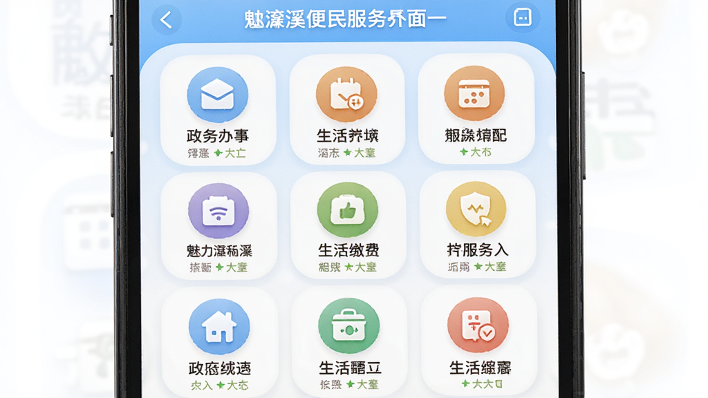 �����Ϫ���������棬�ֻ���Ļ��ʾ�������������ɷ����ͼ�꣬����Ϊ�Ź�����ʽ��������Բ�ǣ�ϸ�ڰ������ܱ�ǩ��״̬��ʾ�����ʸ���ɾ��޶���Ԫ��