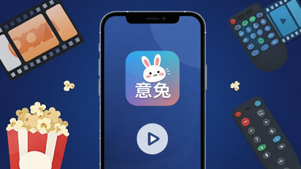 一部智能手机竖屏展示影视播放界面,画面中央是