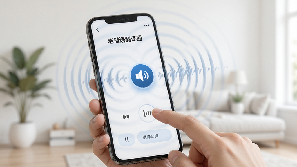 一位年轻用户手持手机,屏幕显示