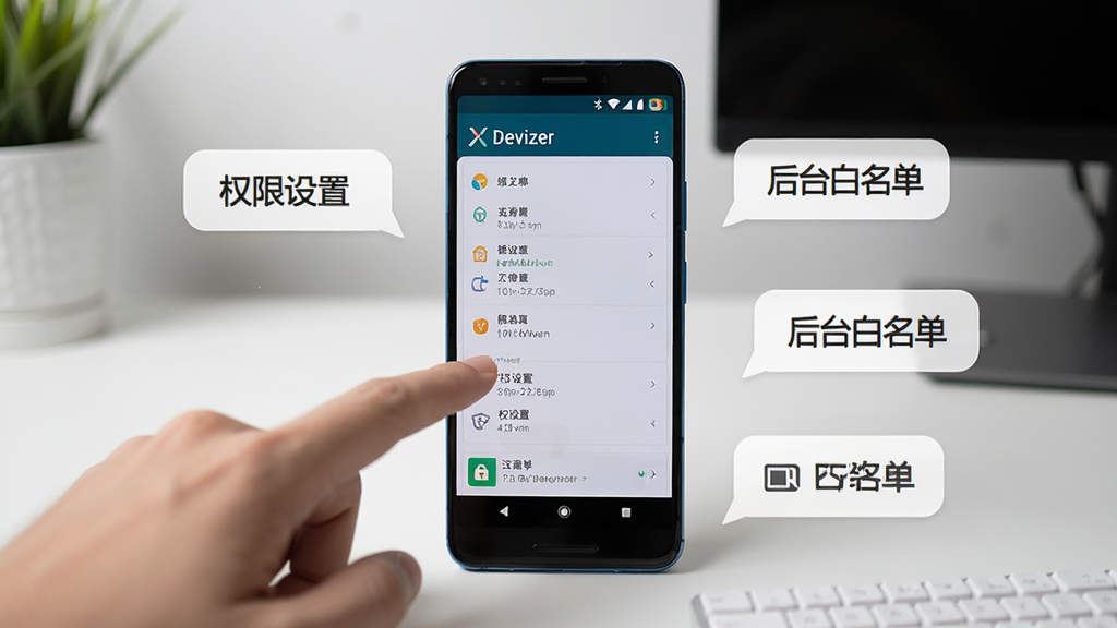 һ������ XDevizer ����ʹ�ó����� AI ��ͼ����������Ϊһ����׿�ֻ������������ϣ���Ļ��ʾ XDevizer ����Ϣ��壬�ֻ��Ա���һֻ�����ڵ����Ļ������Ϊ�������ڻ����������д��м�����������ʾ���ݱ�ע��Ȩ�����á�����̨�������������֣��������ֻ����С����ݻ��ƣ����ƫ������Ƽ��У�ϸ������Ļ�������������ʸ��壬����ɾ����޶���Ԫ�ء�
