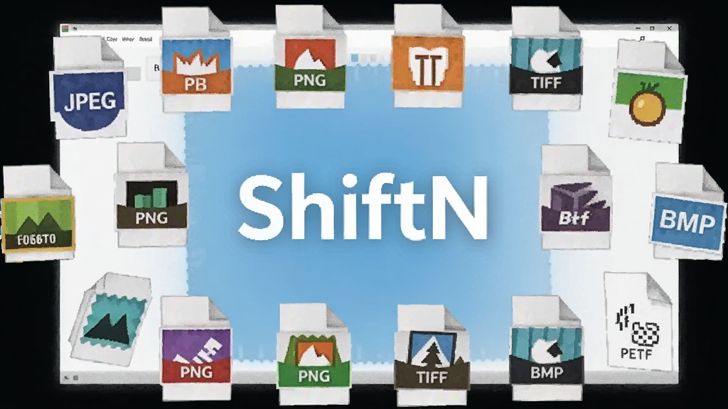 һ��չʾShiftN���ʽ�������Ե�ͼƬ������������������ʾ����ͼƬ��ʽͼ�껷����ShiftN��־��Χ������JPEG��PNG��TIFF��BMP�ȣ������������죬���ʸ��壬�ɾ��޶���Ԫ��