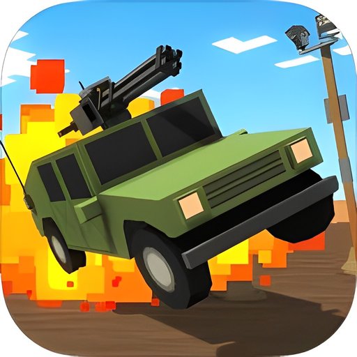 汽车勇士大逃杀安卓版游戏下载(CW Car Battle Royale Survival)游戏界面截图 赛车吃鸡玩法展示