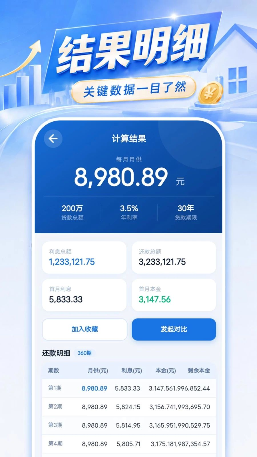 掌上房贷月供计算1.0.1 房贷月供速算