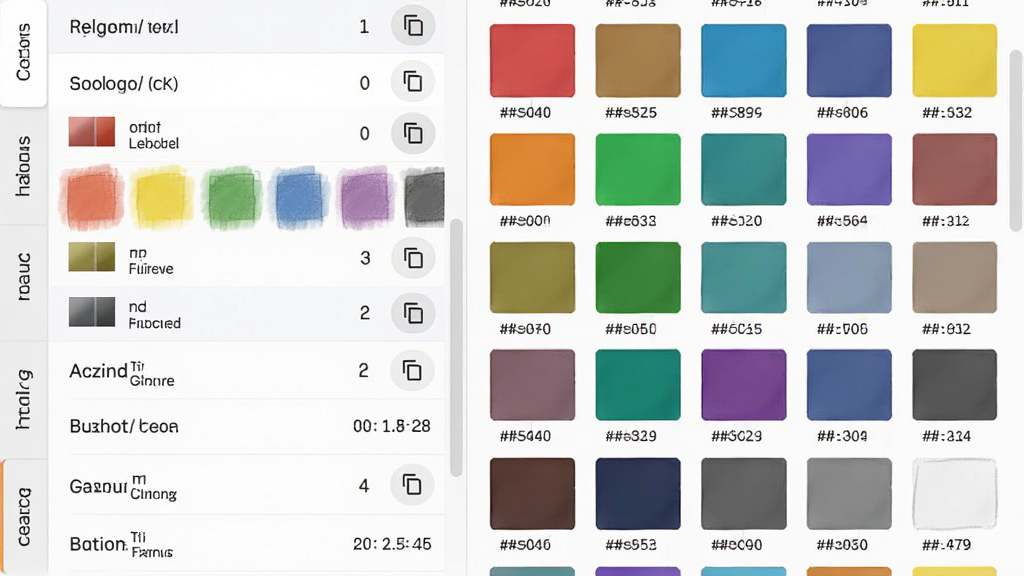 Htmlcolor������ɫ���������ͼ������Ϊ��ɫ���������ʷ��¼�б�������Ϊ���ɫ������ǩ���Ҳ���ɫ�����������У��Ű�������ҷ����ṹ�����Ϊ��ˬǳɫ��ƽ����ƣ�ϸ�ڰ�����ɫ���Ʊ�ǩ��ʮ������ɫ�����֡����ư�ťͼ�ꡢʱ�����¼�����������ɾ��޶���Ԫ��