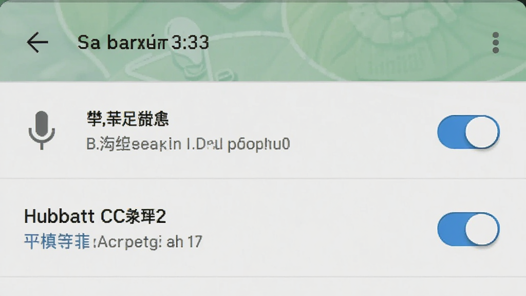 手机设置界面展示实时字幕的权限管理页面,包含麦克风和悬浮窗权限开关,界面清晰,布局整齐,风格安卓原生设置风格,细节干净,画质清晰