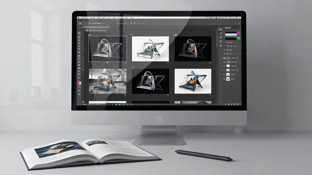 һ��չ��Photoshopʵ����ѡ���������ȫ��ͼ�����������������ĵ�����Ļ����Ļ����ʾPhotoshop������������������ʵ������ͼ�����Ϊ���������Ҳ�Ϊͼ����壬��Ļǰ���ڷ���һ��������ʵ���̳����һ֧���رʣ�����Ϊ�����ǳ��ɫ���������Ϊдʵ�Ƽ��磬ϸ�ڰ�����Ļ���⡢�����������鱾ҳ�룬�����������ɾ����޶���Ԫ�ء�