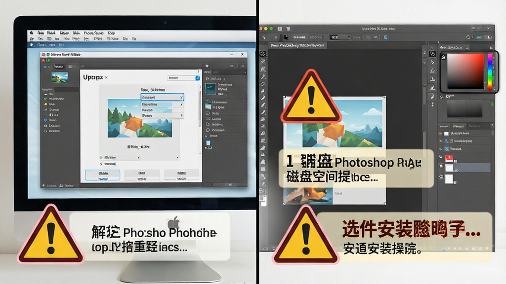 һ��չʾ����ʹ��Photoshopʵ����ѡʱ�ܿӲ�����ͼƬ����������Ϊ������Ļ��ʾ��ѹ����������PS�������棬��Ļ���о���ͼ�����ʾ���֣�����Ϊ���ҷ��������Ϊ��ѧ��ʾ�磬ϸ�ڰ�����ѹ·��ѡ�񡢴��̿ռ���ʾ�������װ���棬�����������ɾ����޶���Ԫ�ء�