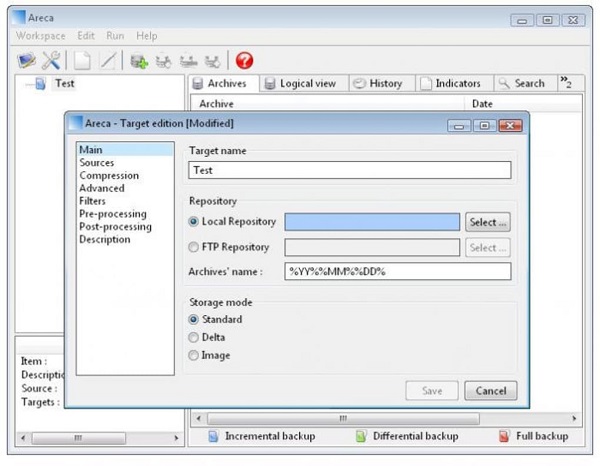 Areca Backup 备份软件 界面截图 安卓版
