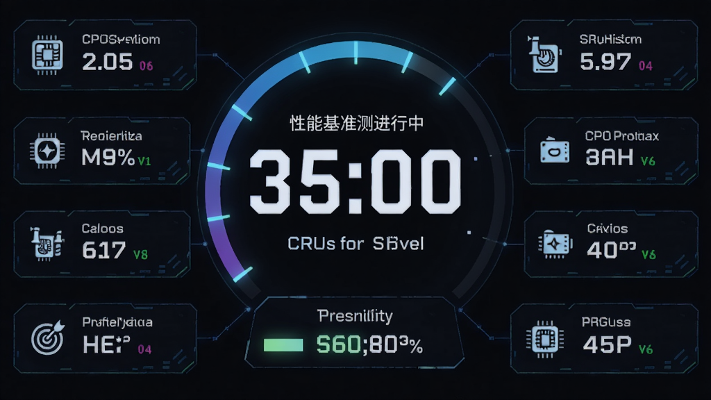 CPU Speed Professional ���ܻ�׼���Խ����У�����Ϊ���Խ�������÷���ʾ������Ϊ�����ŷ�������Χ���Ʋ�����Ŀ���Ű�Գƣ����Ϊ���пƼ���ϸ�ڰ������Ȱٷֱȡ��������ֺͲ���ͼ�꣬�����������ɾ����޶���Ԫ��