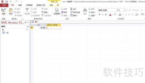 Access2003实用教程 数据库操作界面截图