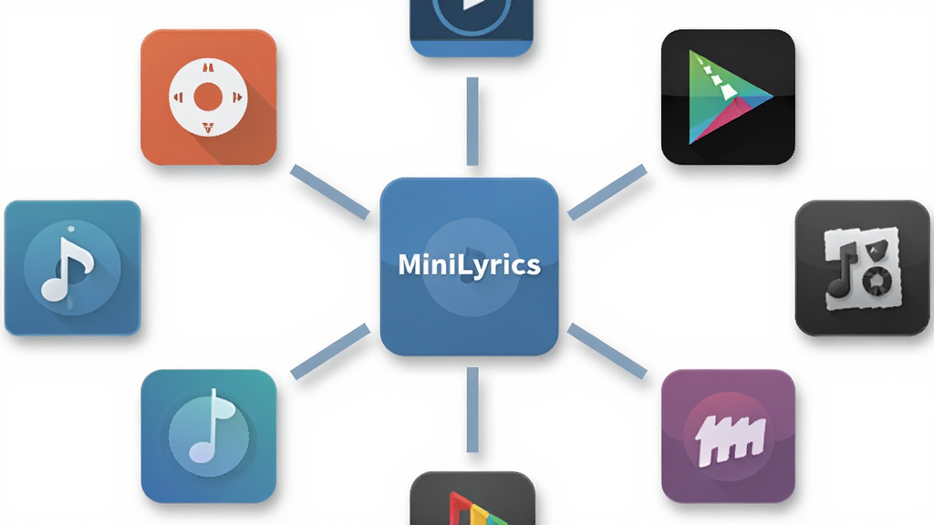 �����ʣ�MiniLyrics�������������ʾ��ͼ������Ϊ���������ͼ��Χ�������ʣ�MiniLyrics������ͼ�����У�����Ϊ���η���״���Ű���⣬���Ϊ��ƽ����ƣ�ϸ�ڰ�����������Ʒ�Ʊ�ʶ�����������������Ӱ�����ʸ��壬�ɾ����޶���Ԫ��
