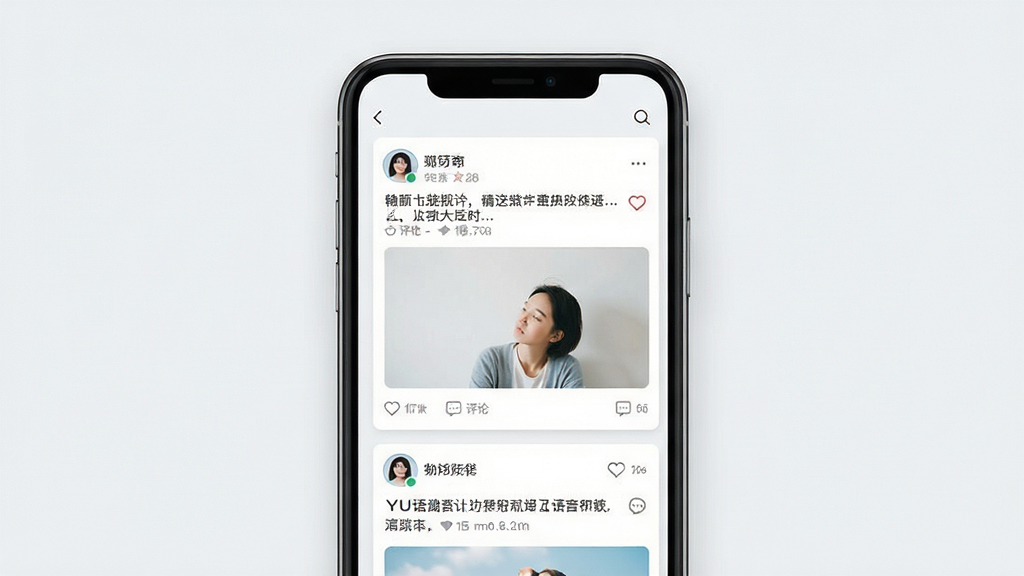YU������̬�㳡����չʾ�������������ֻ���Ļ��ʾͼ�Ķ�̬��Ƭ������Ƭ�а����û�ͷ���������ݺ͵�������ͼ�꣬����Ϊǳ��ɫ�ɾ����ƣ�����������ţ���������������������Ԫ��