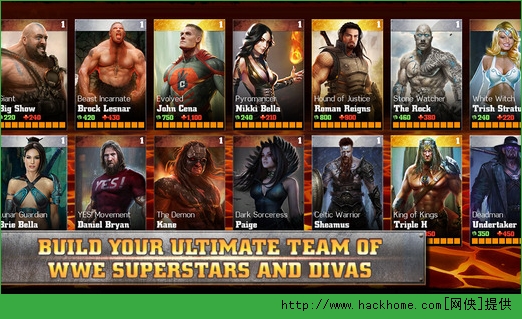 WWE众神谱ios手机版(WWE Immortals) WWE众神谱ios手机版(WWE Immortals)