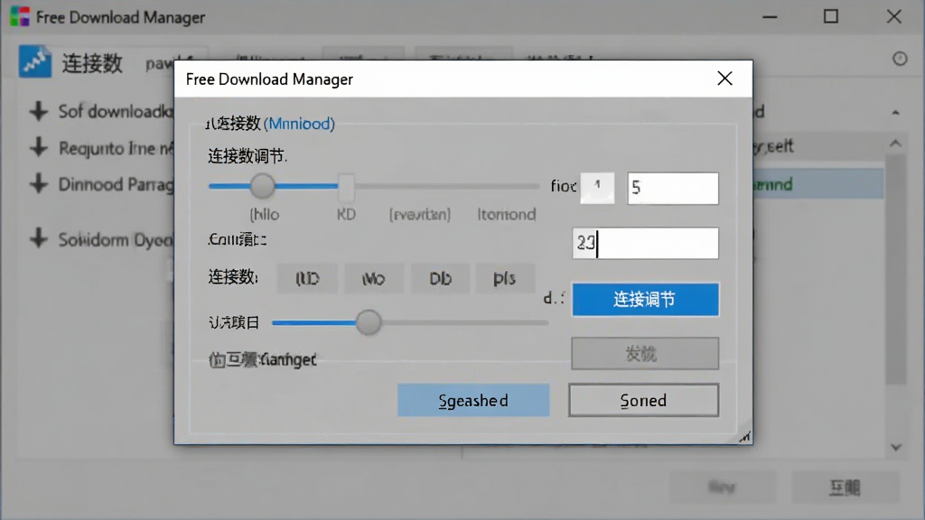 ������Free Download Manager���ý����е�������������壬����Ϊ���е���ʽ���Ű����������ΪWindowsϵͳ���ý�����ϸ�ڰ�������ؼ��������������ɫ������ť�����ı�ǩ���֣�����Ϊ���塢�ɾ����޶���Ԫ��