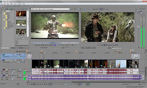 VEGAS Pro 16 软件界面截图