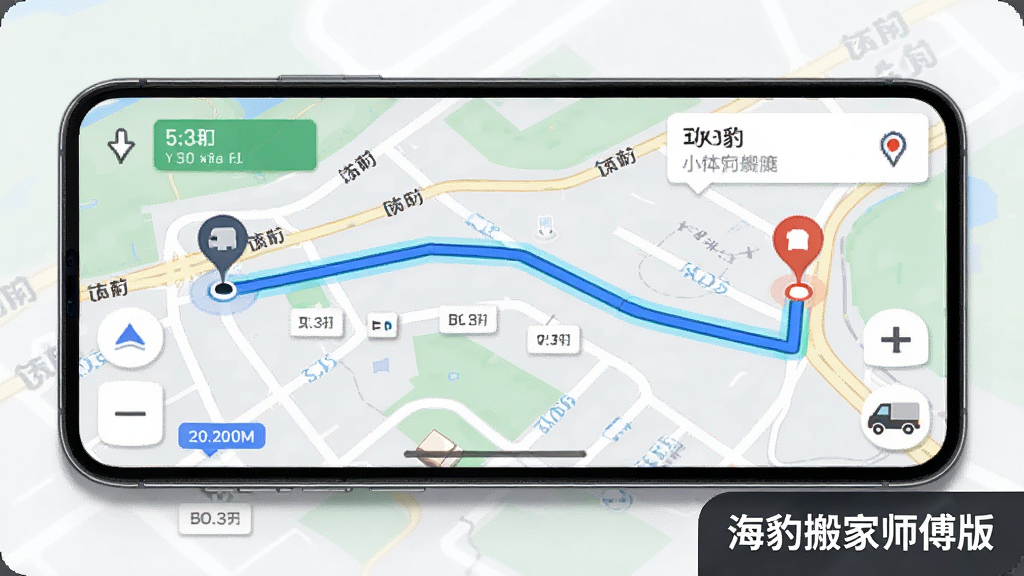 ����չʾ�ֻ���Ļ�ϵĵ�����ͼ���棬��ͼ�ϱ�ע�����յ㣬·���ø���������ʾ����������С��������ʦ���桱����������Ϊ����չʾ�����Ϊ�ִ���Լ�Ƽ��磬ϸ�ڰ���·����ɫ�;�����ʾ�����ʸ��壬�ɾ����޶���Ԫ��