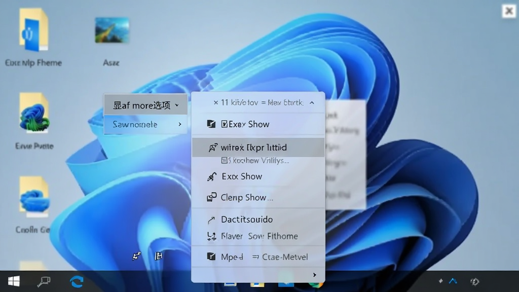 һ��չʾ Windows 11 ϵͳ���Ҽ��˵�չ��Ч����ͼƬ��������